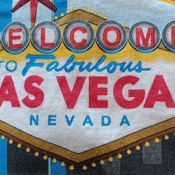 Welcome to Fabulous Las Vegas graphic tee Anvil brand 100% cotton size L EUC - Picture 7 of 8